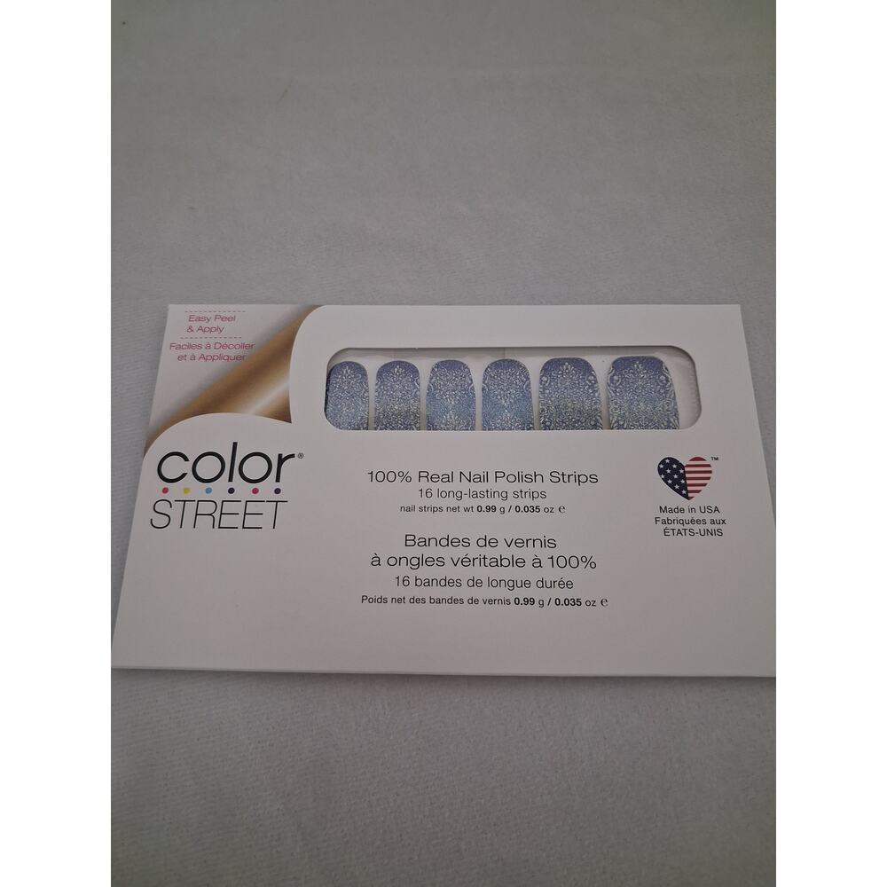 Color Street Nail Strips Ice to Meet You Cottagecore, Y2K Frosty Glam - Picture 5 of 6